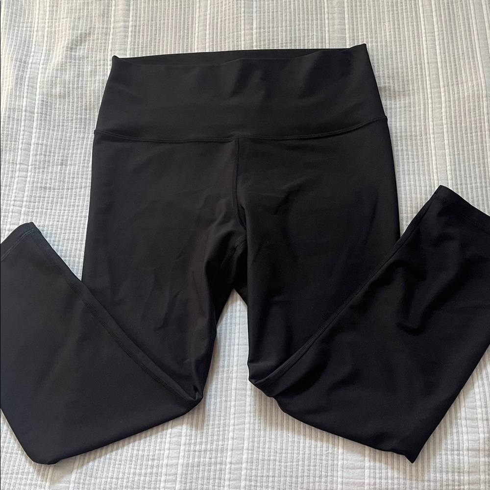 Old Navy Black Cropped High-Rise Leggings